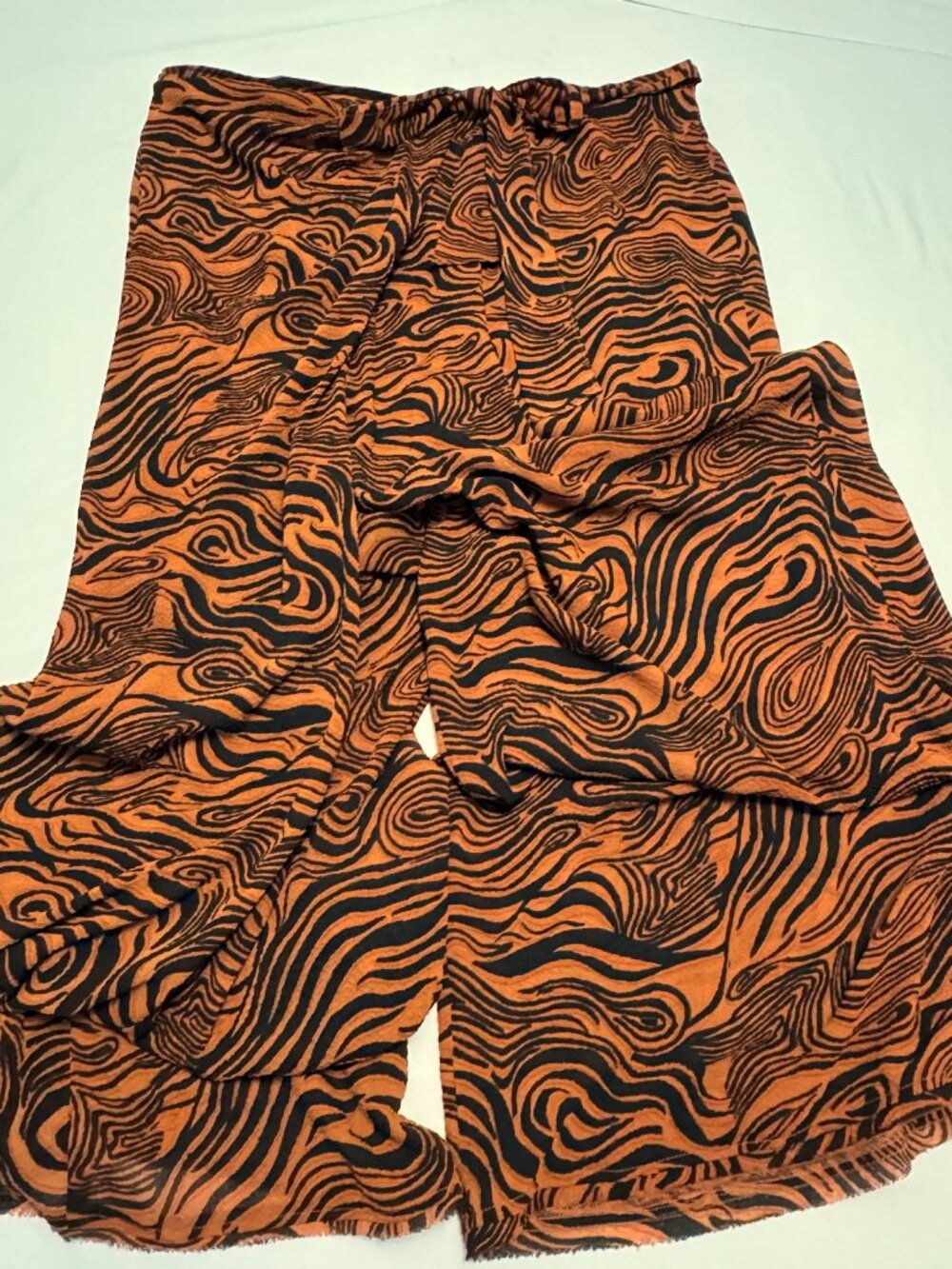 Free People Intimately Animal Print Wrap Lounge Pants – Size L - HS0362